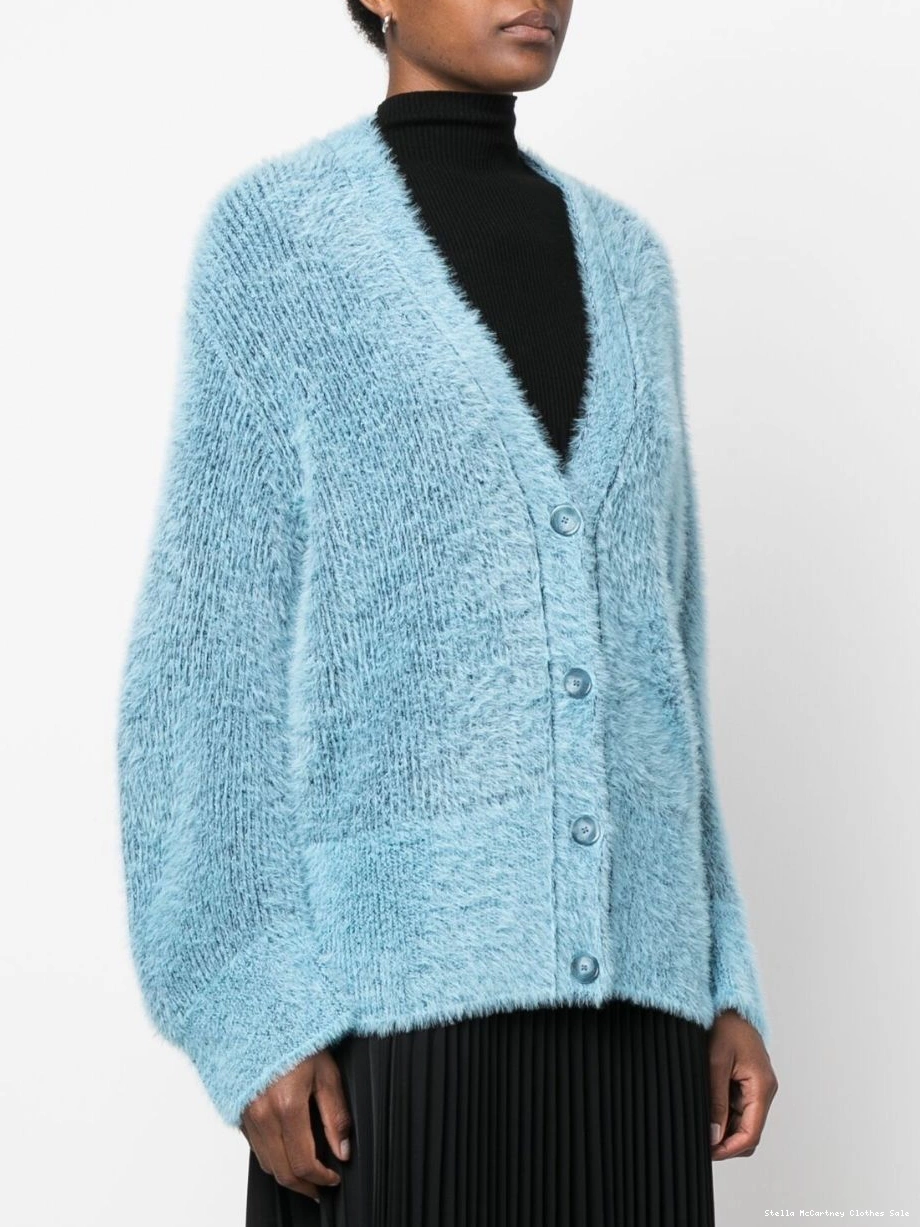 Cheap McCartney Women brushed-effect cardigan V-neck Stella 0717
